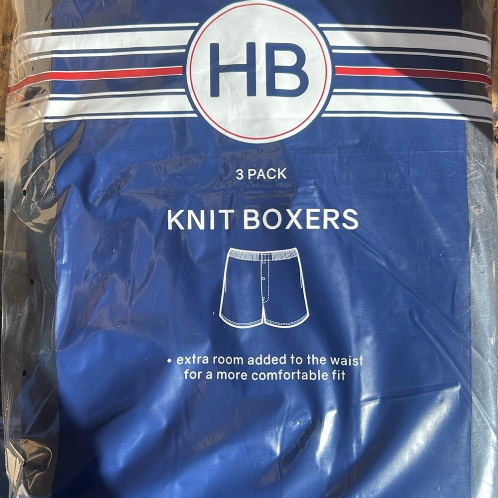 Harbor Bay Knit boxers 3 pack size 5XL